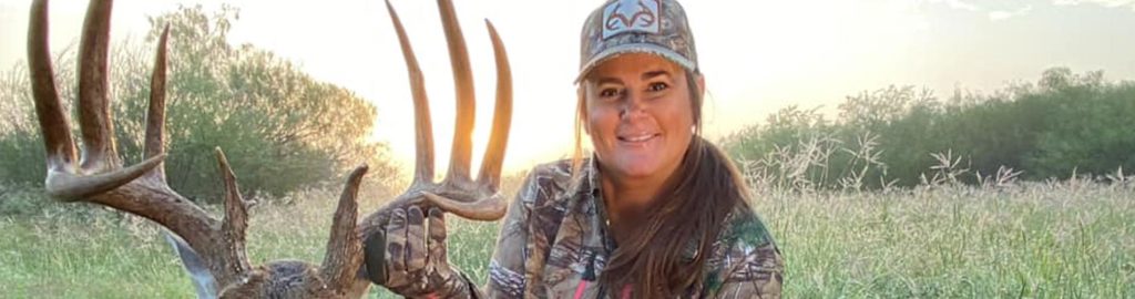 Bonnie McFerrin with a big TX buck